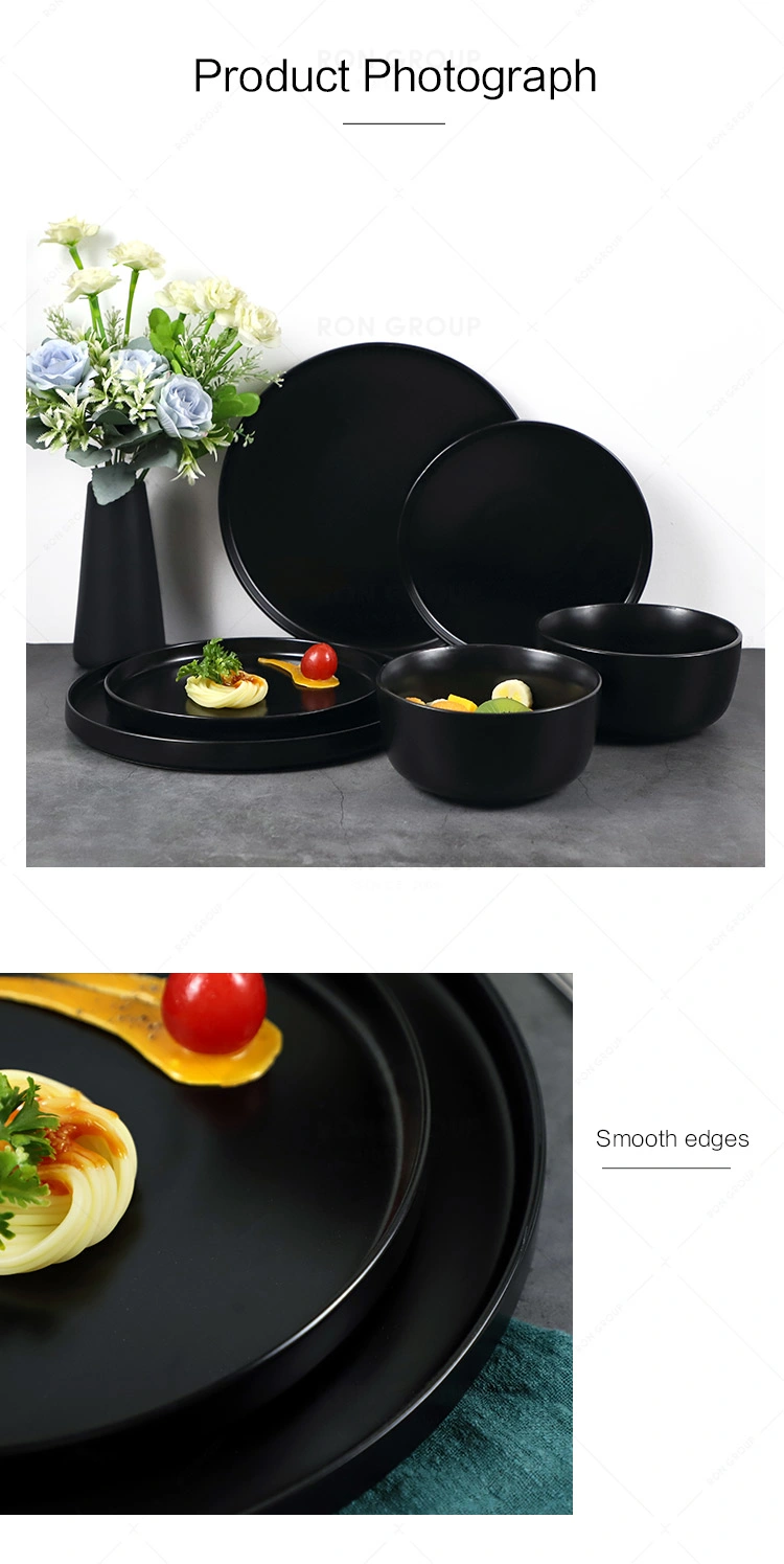 Hot Sale European and American Style 12PCS Stoneware Ceramic Dinnerware Set