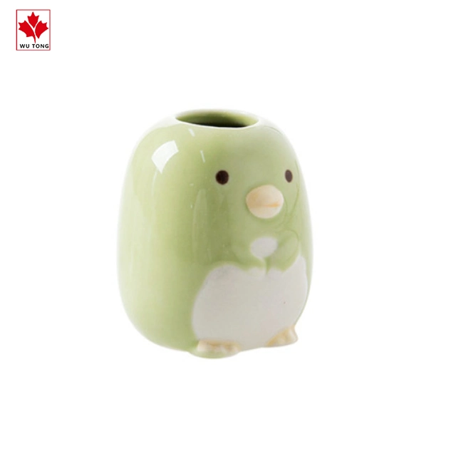 Hot Selling Cute Ceramic Toothpick Holder Tooth Brush Stand for Home Hotel Decoration