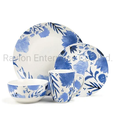 Atacado Amazon 16PCS Porcelana China Cerâmica Conjunto de Jantar Luxo Louça